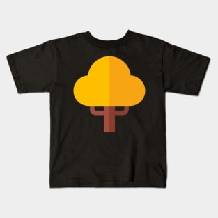 autumn tree icon Kids T-Shirt